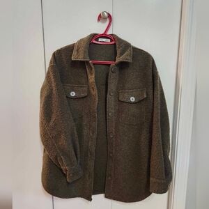 Dex Brown shacket size small